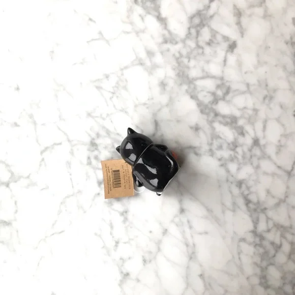 Mackenzie Childs Patience Brewster Boney Cat Salt & Pepper Shakers halloween 🎃 - Picture 5 of 8